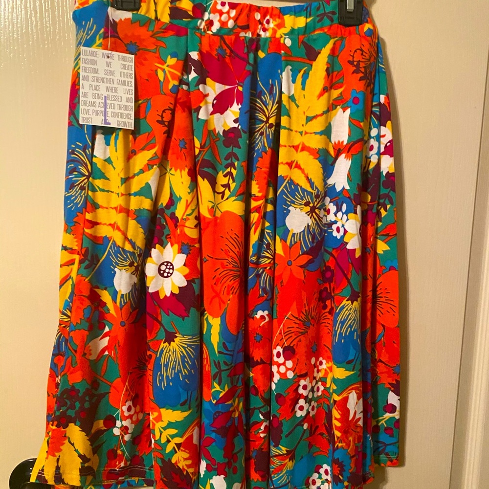 Lularoe Floral Skirt